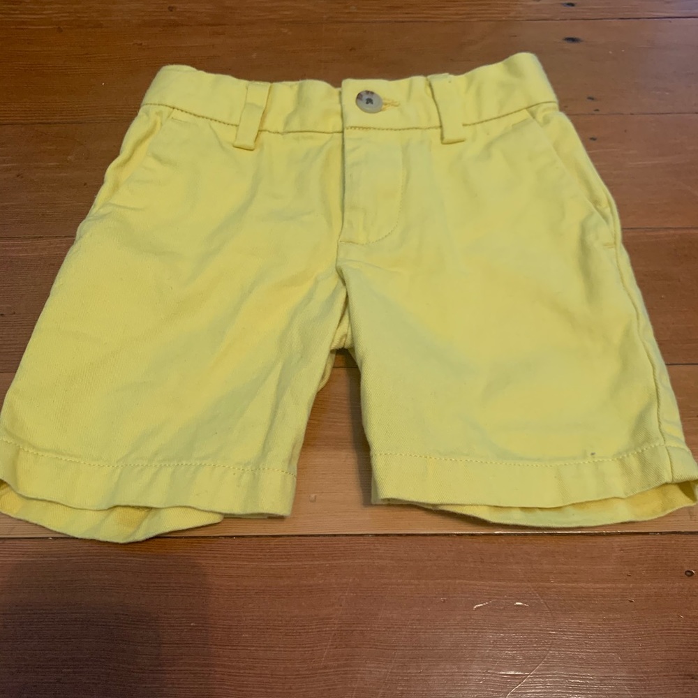 Polo toddler yellow khaki shorts 2T like new